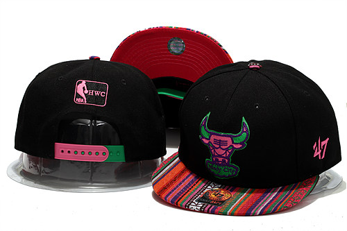 NBA Chicago Bulls 47B Snapback Hat #19